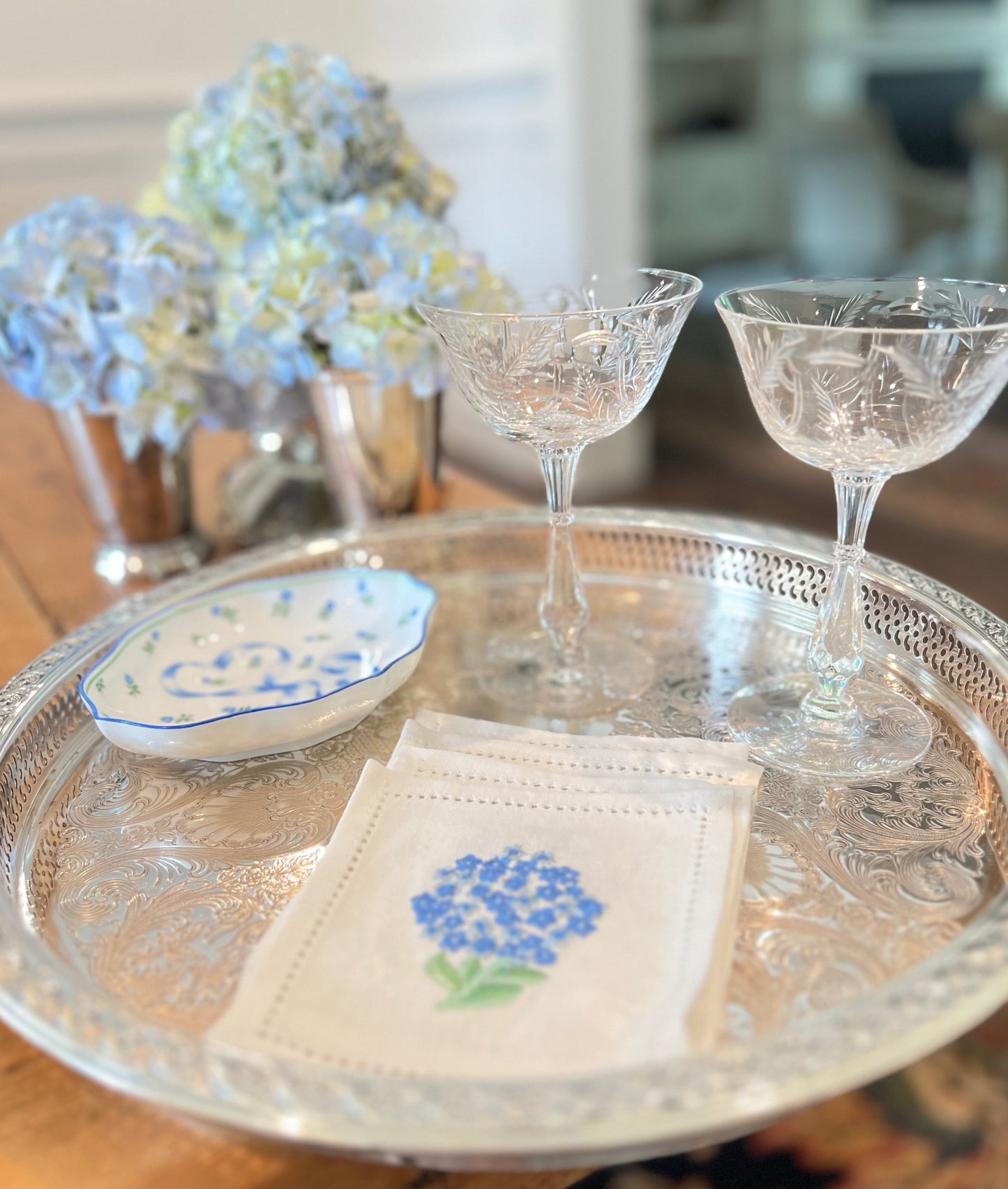 Couture Curated Coupe Collection Set hydrangea