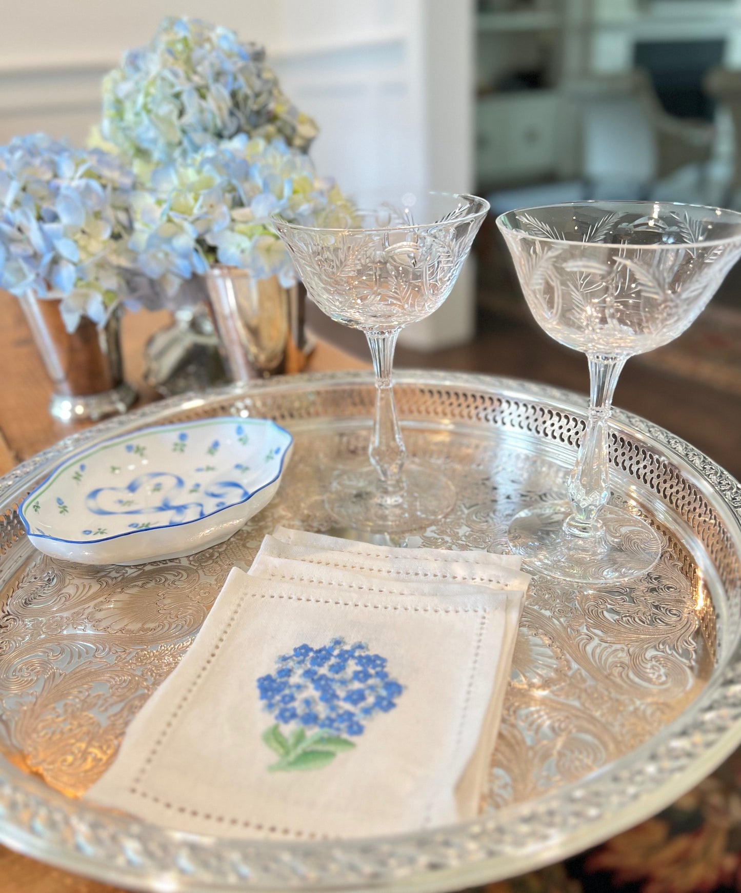 Couture Curated Coupe Collection Set hydrangea