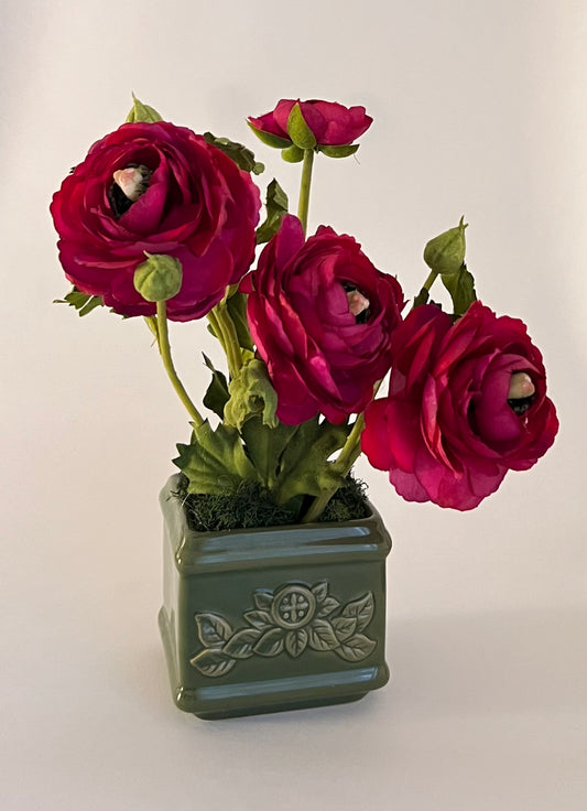 June St. George Forever Florals in Curated Coupe Vintage Vessels