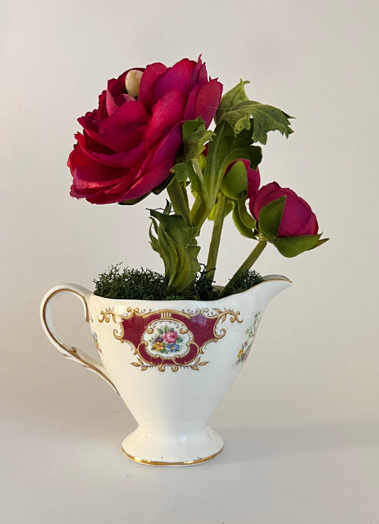 June St. George Forever Florals in Curated Coupe Vintage Vessels