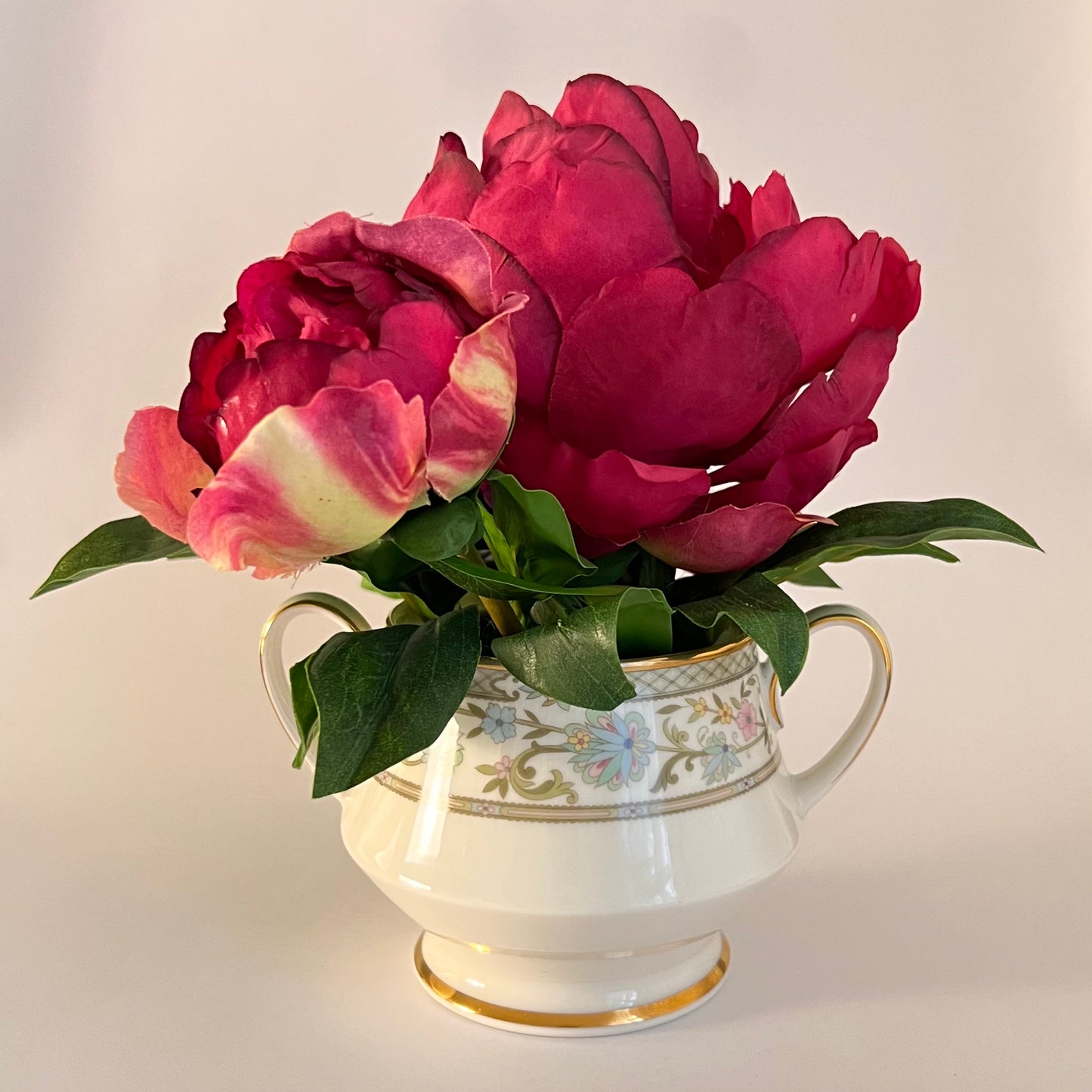 June St. George Forever Florals in Curated Coupe Vintage Vessels