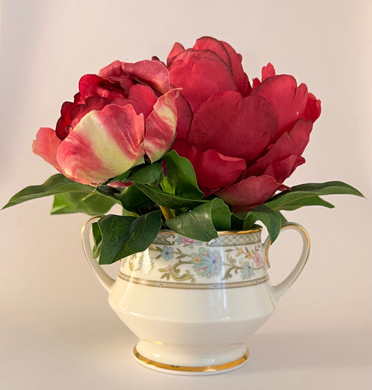 June St. George Forever Florals in Curated Coupe Vintage Vessels